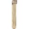 Ekena Millwork Traditional Arts and Crafts Rough Sawn Bracket w/ Offset Brace, Douglas Fir, 6"W x 32"D x 40"H BKT0604X32X40TRA03RDF - alternate 4